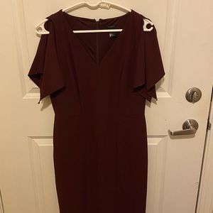 NEVER WORN maroon work dress